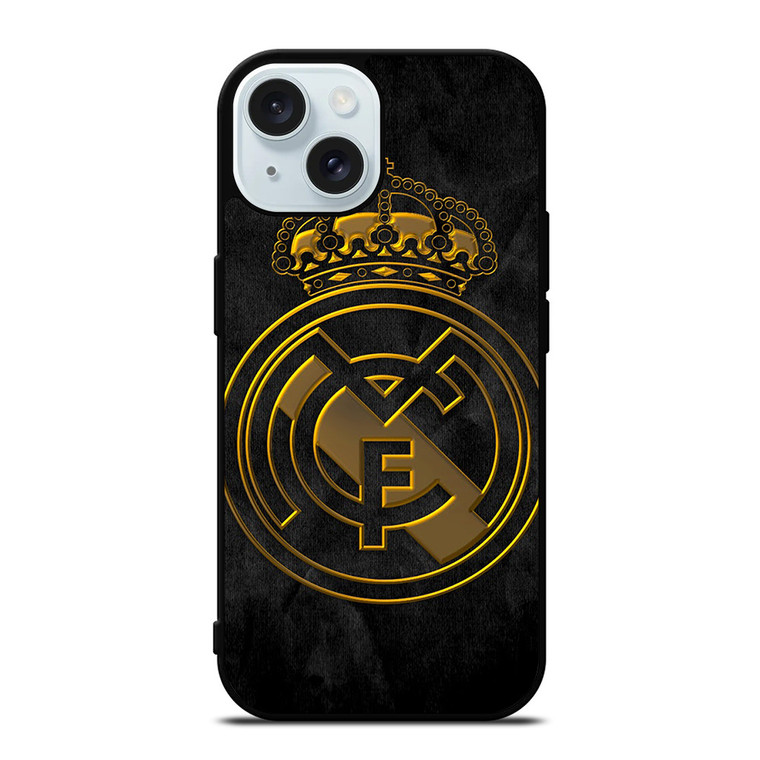 REAL MADRID GOLD iPhone 15 Case Cover