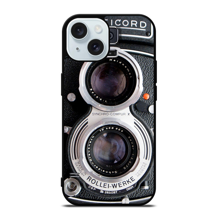 ROLLEIFLEX VINTAGE RECORDER iPhone 15 Case Cover