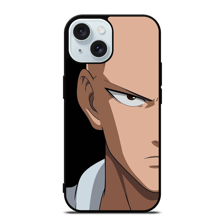 SAITAMA SERIOUS FACE ONE PUNCH MAN iPhone 15 Case Cover