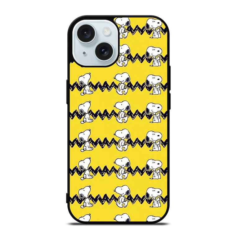 SNOOPY DOG COLLAGE iPhone 15 Case Cover