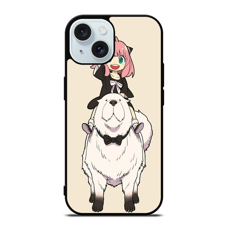 SPY X FAMILY ANYA AND BOND FORGER MANGA ANIME iPhone 15 Case Cover