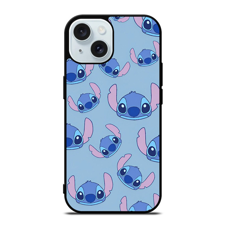 STITCH HEAD DISNEY CARTOON iPhone 15 Case Cover