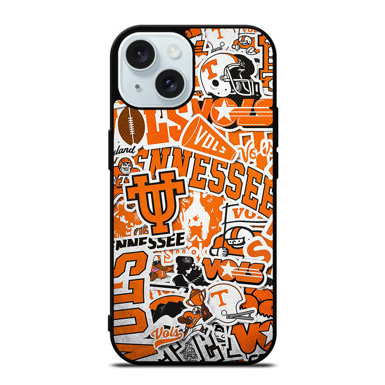 TENNESSEE VOLS FOOTBALL COLLAGE iPhone 15 Case Cover