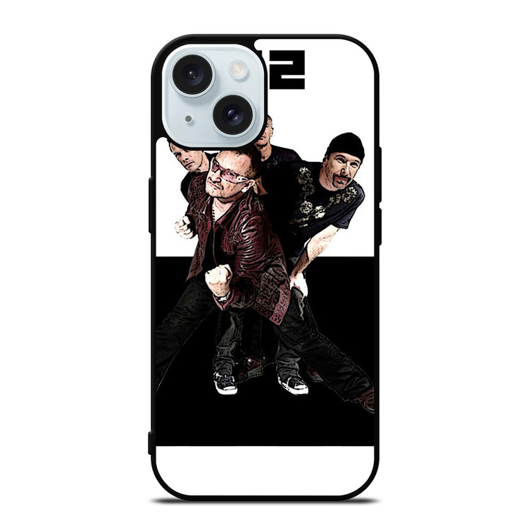 U2 BAND POSE iPhone 15 Case Cover