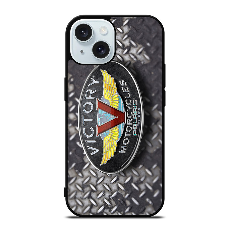 VICTORY MOTORCYCLES EMBLEM iPhone 15 Case Cover