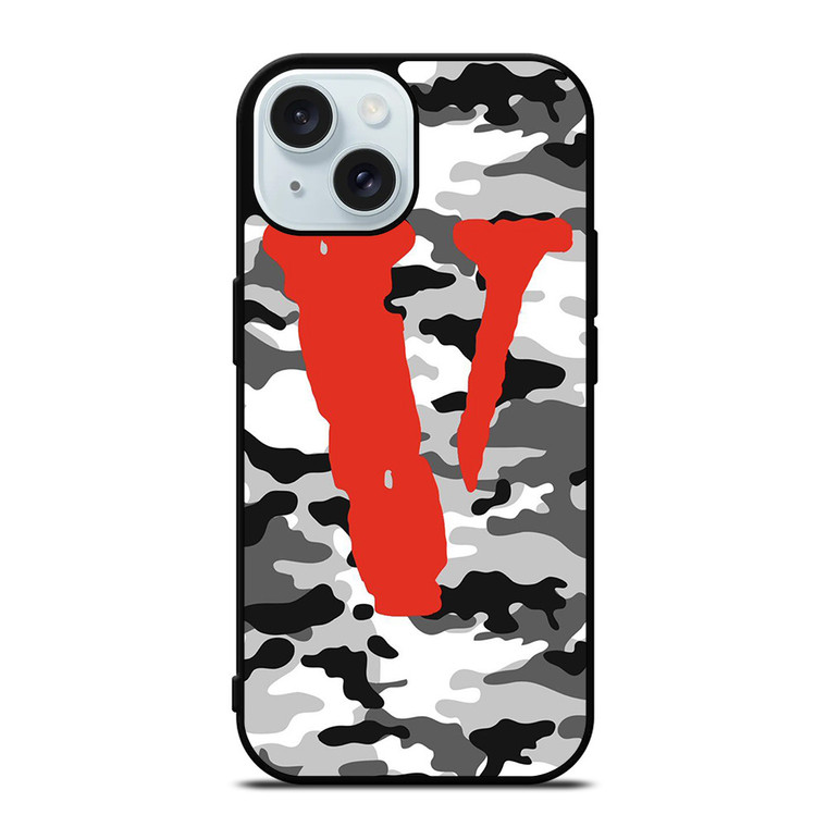 VLONE CAMO LOGO iPhone 15 Case Cover