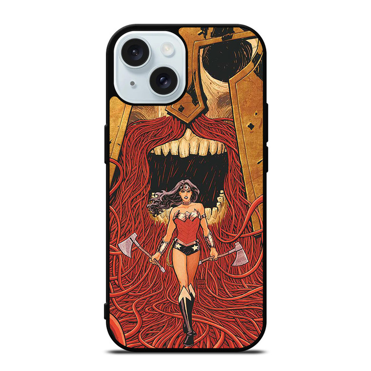 WONDER WOMAN CARTOON iPhone 15 Case Cover