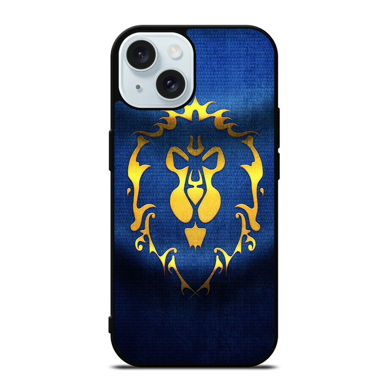 WORLD OF WARCRAFT ALLIANCE WOW FLAGE iPhone 15 Case Cover