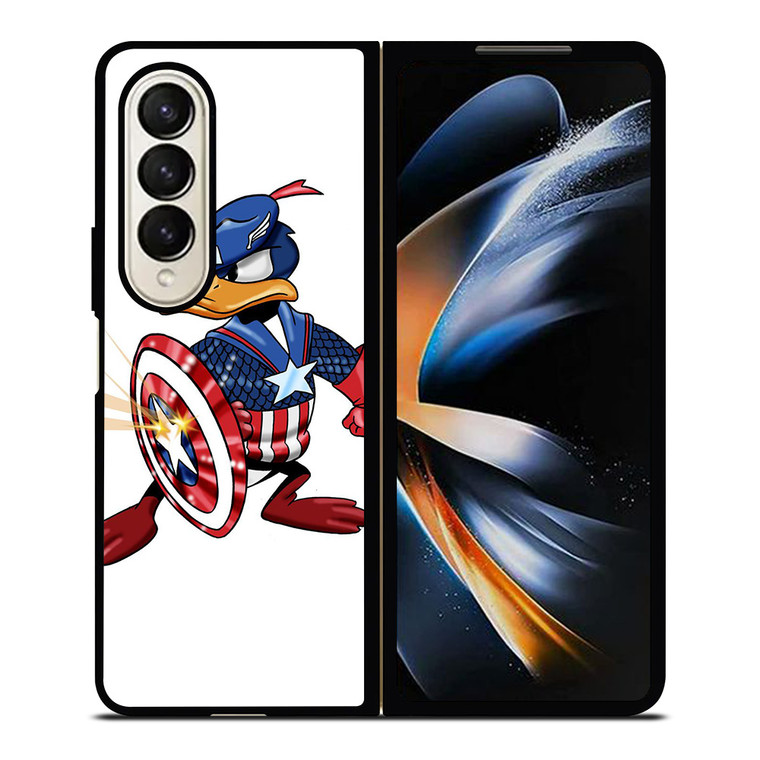CAPTAIN AMERICA DAFFY DUCK 2 Samsung Galaxy Z Fold 4 Case Cover