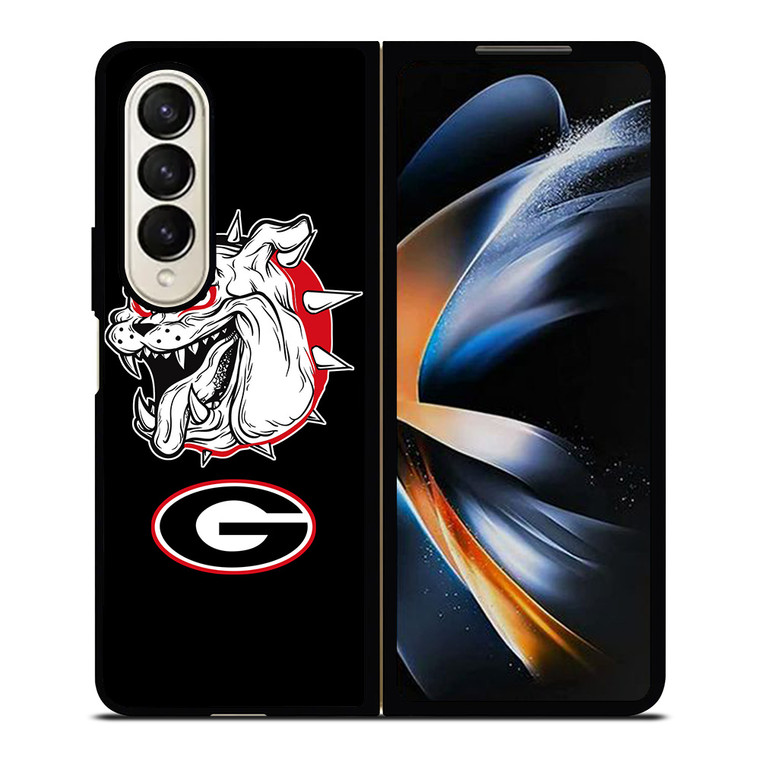 GEORGIA BULLDOGS UGA Samsung Galaxy Z Fold 4 Case Cover