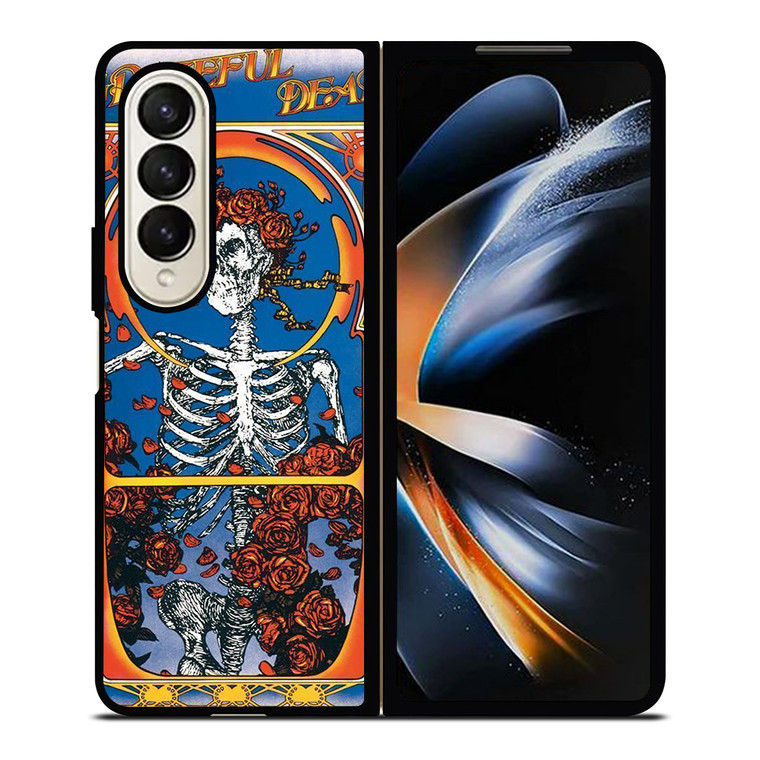 GRATEFUL DEAD SKULL AND ROSE 3 Samsung Galaxy Z Fold 4 Case Cover