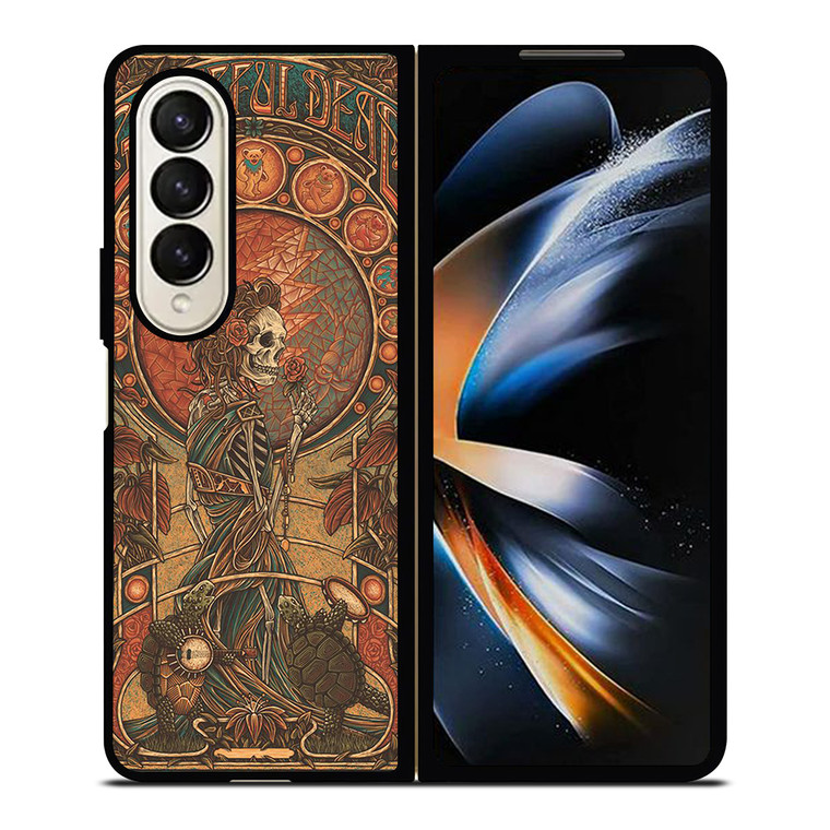 GREATEFUL DEAD BAND ICON SKULL TURTLE Samsung Galaxy Z Fold 4 Case Cover