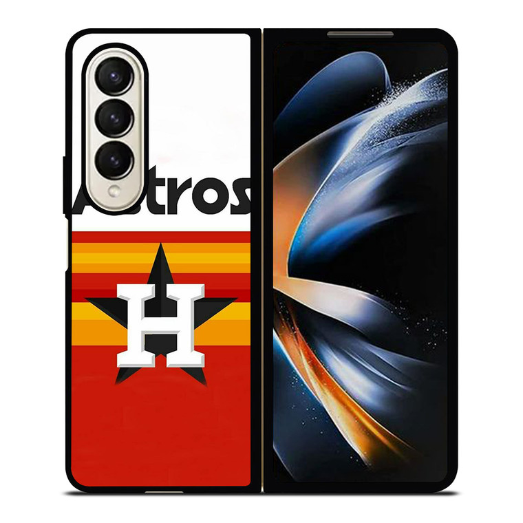 HOUSTON ASTROS MLB ICON Samsung Galaxy Z Fold 4 Case Cover