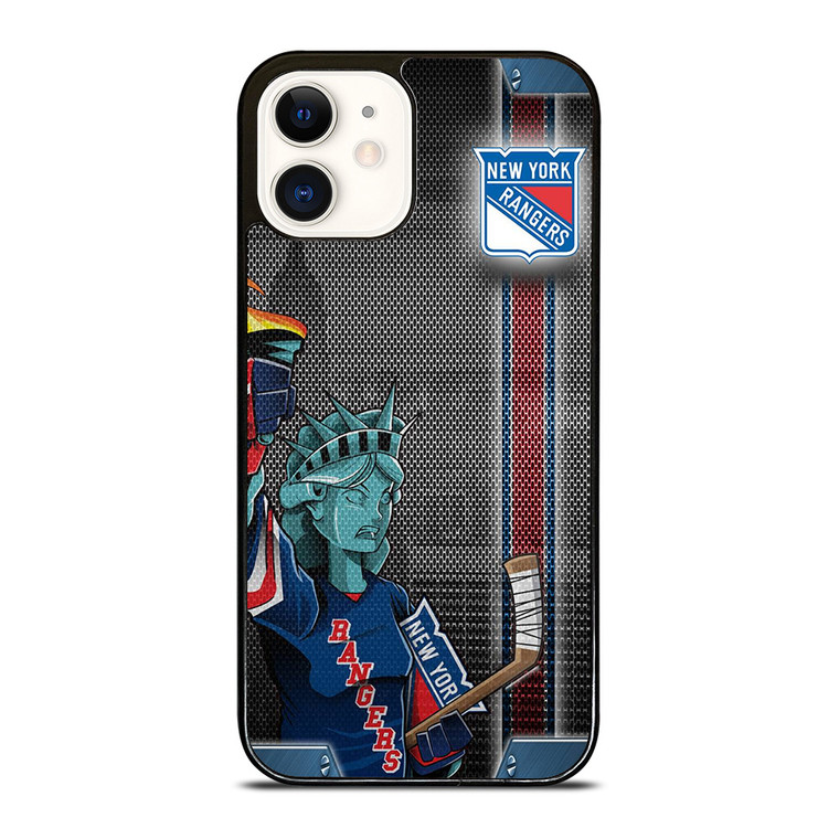 NEW YORK RANGERS NHL LIBERTY STATUE iPhone 12 Case Cover