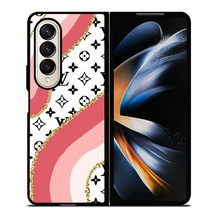 UNIQUE LOUIS VUITTON LV ICON PATTERN Samsung Galaxy Z Fold 4 Case Cover