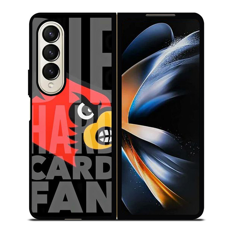 UNIVERSITY OF LOUISVILLE CARDINALS FAN Samsung Galaxy Z Fold 4 Case Cover
