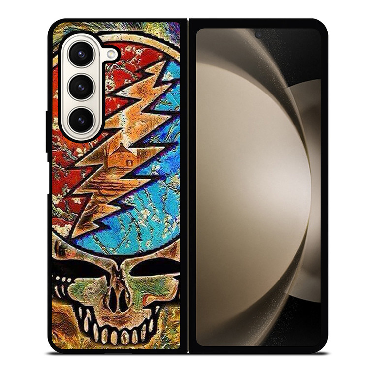GRATEFUL DEAD ART LOGO 2 Samsung Galaxy Z Fold 5 Case Cover