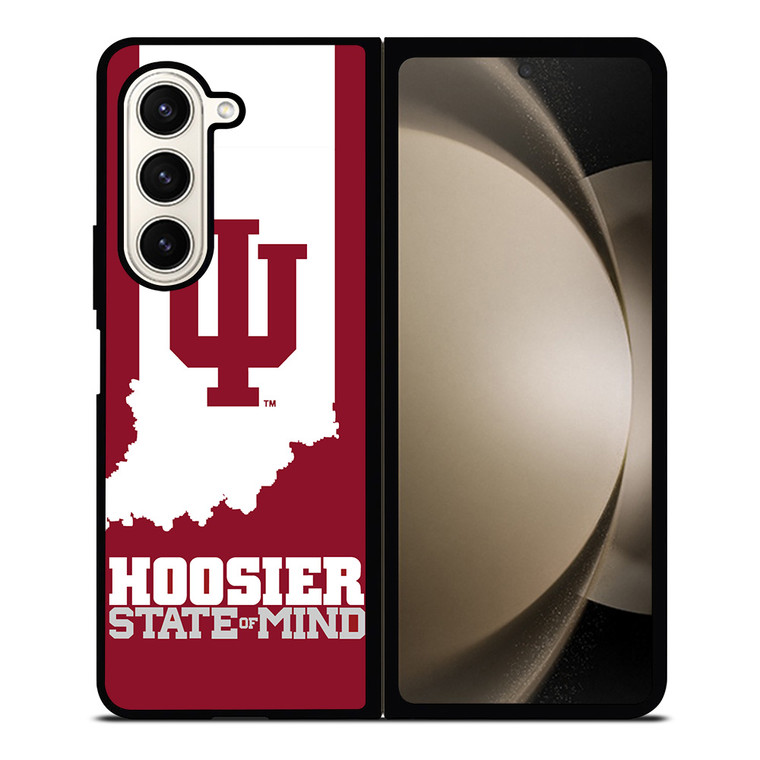 HOOSIER STATE OF MIND INDIANA Samsung Galaxy Z Fold 5 Case Cover