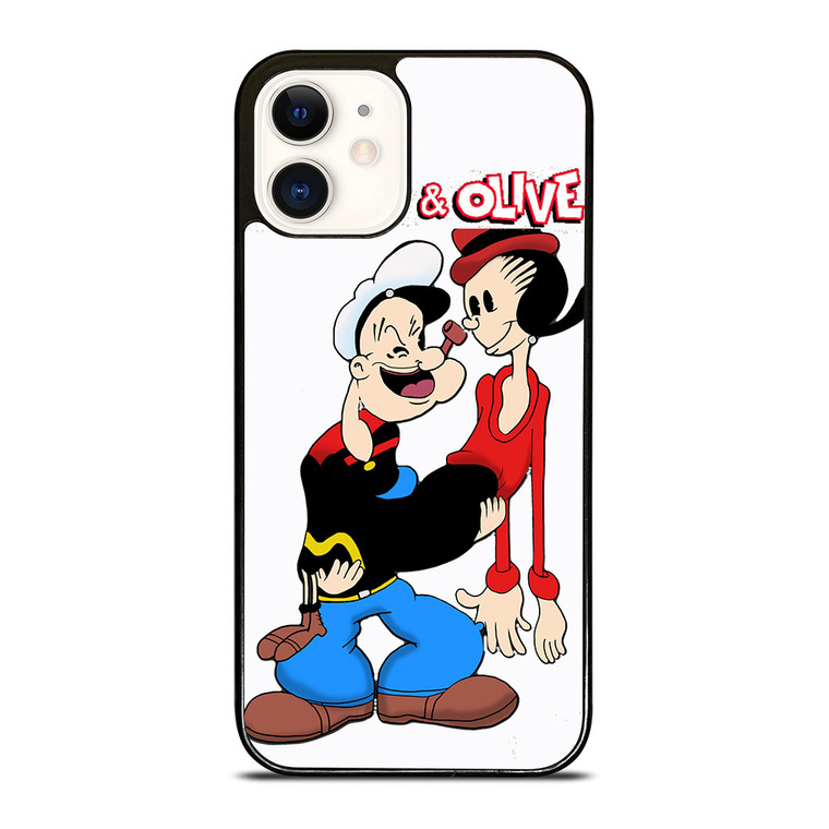 POPEYE AND OLIVE In Love iPhone 12 Case Cover