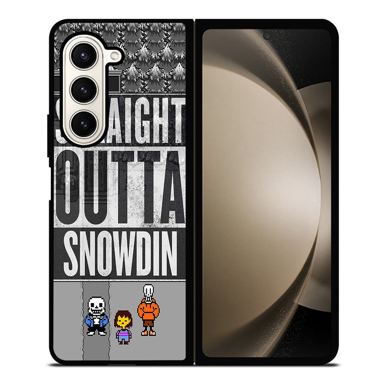 UNDERTALE STRAIGHT OUTTA SNOWDIN Samsung Galaxy Z Fold 5 Case Cover