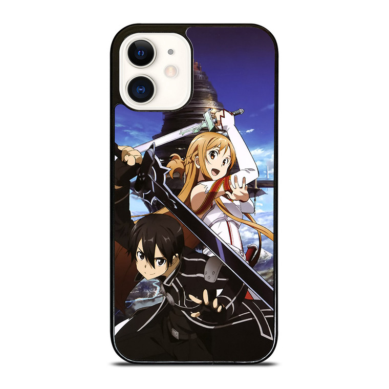 SAO SWORD ART ONLINE KIRITO AND ASUNA iPhone 12 Case Cover