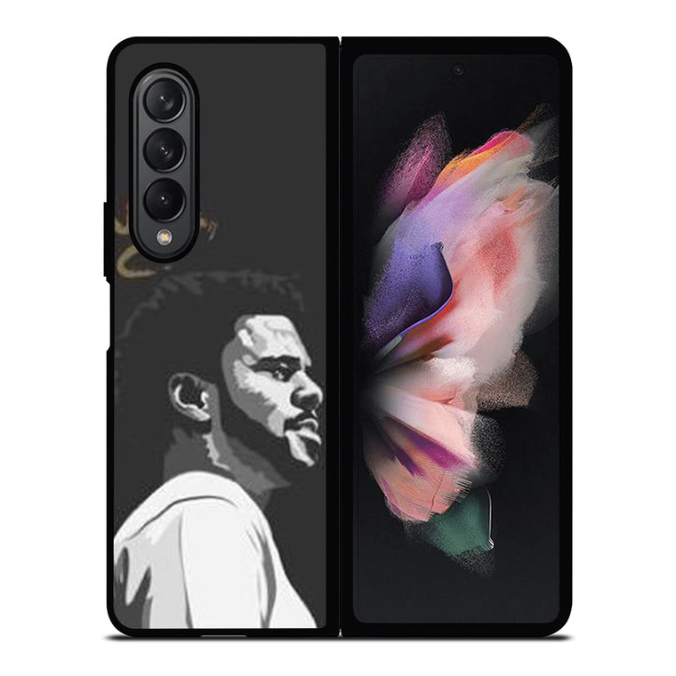 J COLE CLIPART Samsung Galaxy Z Fold 3 Case Cover