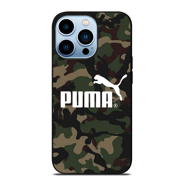 PUMA LOGO CAMO iPhone 13 Pro Max Case Cover