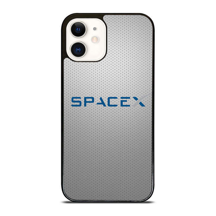 SPACE X LOGO DOT GREY iPhone 12 Case Cover