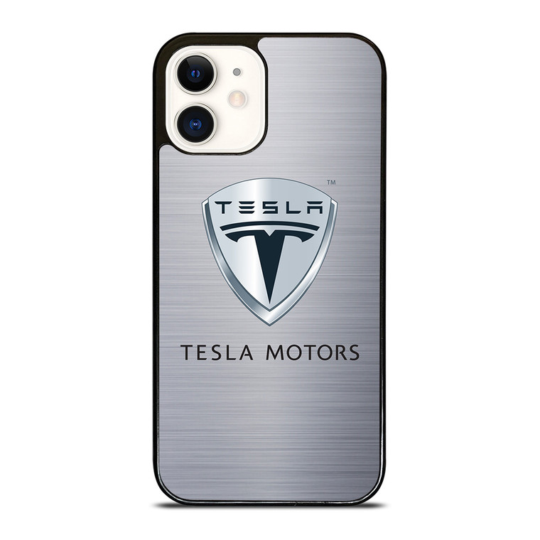 TESLA MOTORS LOGO iPhone 12 Case Cover