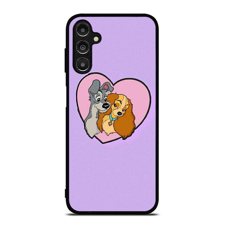 CARTOON LADY AND THE TRAMP DISNEY IN LOVE Samsung Galaxy A14 Case Cover