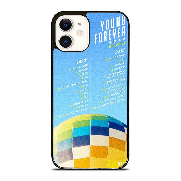 TRACKLIST BANGTAN BOYS YOUNG FOREVER iPhone 12 Case Cover