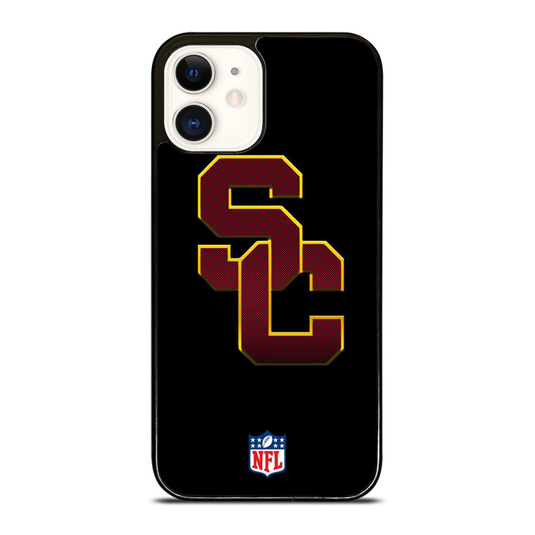 USC TROJANS LOGO NFL iPhone 12 Case Cover