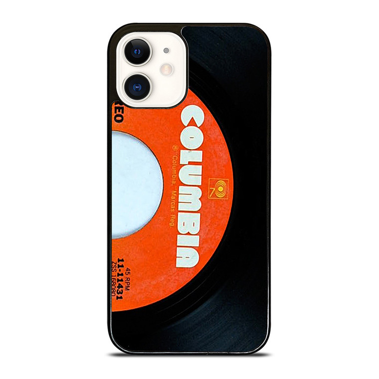 VINYL RECORD BLACK DISK iPhone 12 Case Cover