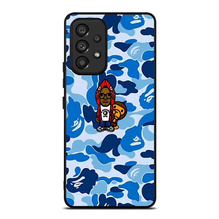 BABY MILO BATHING APE KID CUDI CAMO Samsung Galaxy A53 Case Cover