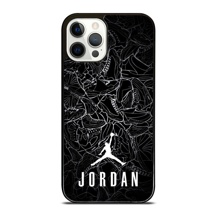 AIR JORDAN SHOES COLLAGE LOGO iPhone 12 Pro Case Cover