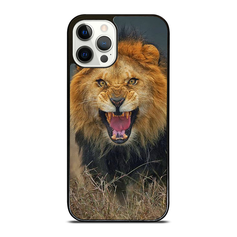 ANGRY MAD LION FACE iPhone 12 Pro Case Cover