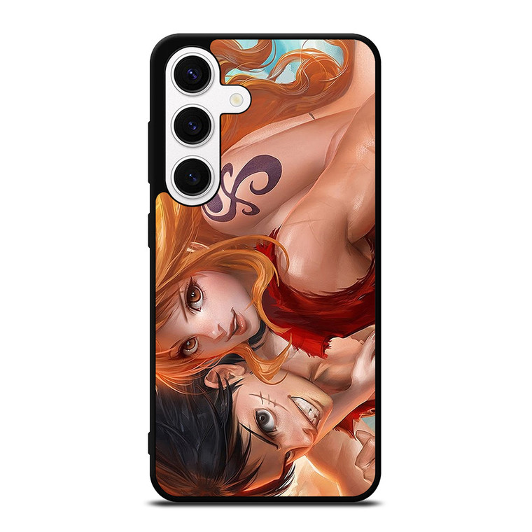 NAMI AND LUFFY ONE PIECE ROMANCE Samsung Galaxy S24 Case Cover