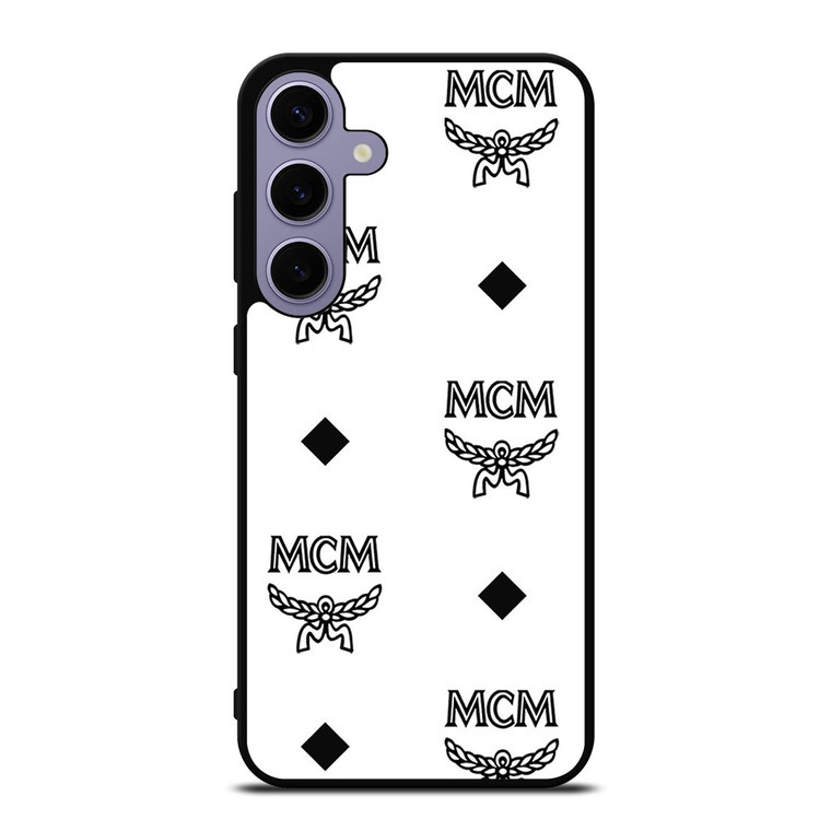 MCM WORLDWIDE LOGO WHITE Samsung Galaxy S24 Plus Case Cover