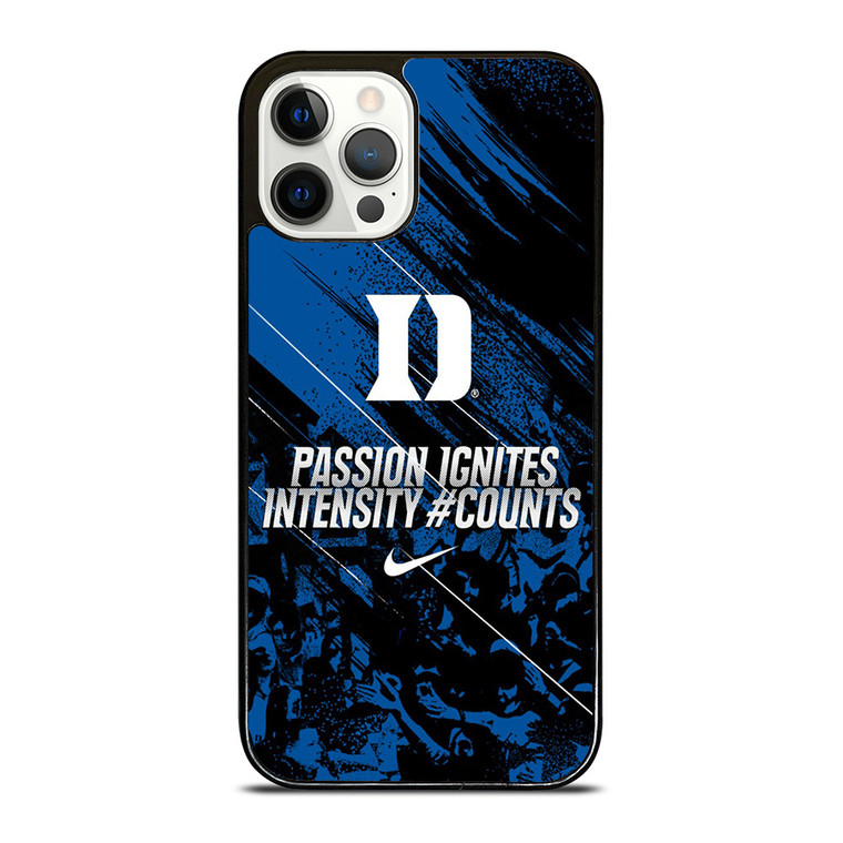 DUKE BLUE DEVILS PASSION IGNITES iPhone 12 Pro Case Cover