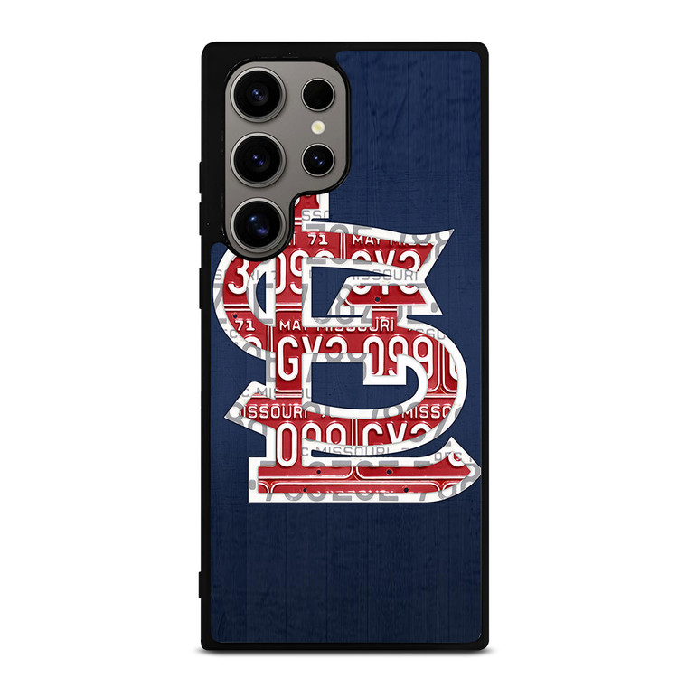 ST. LOUIS CARDINALS BASEBALL WOODEN LOGO Samsung Galaxy S24 Ultra Case Cover