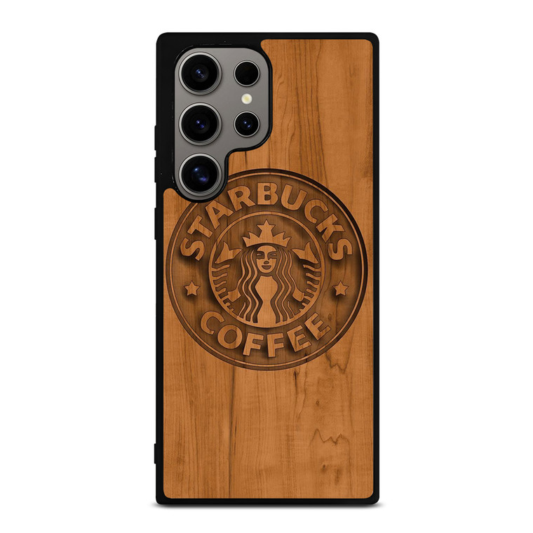 STARBUCKS COFFEE WOODEN LOGO Samsung Galaxy S24 Ultra Case Cover