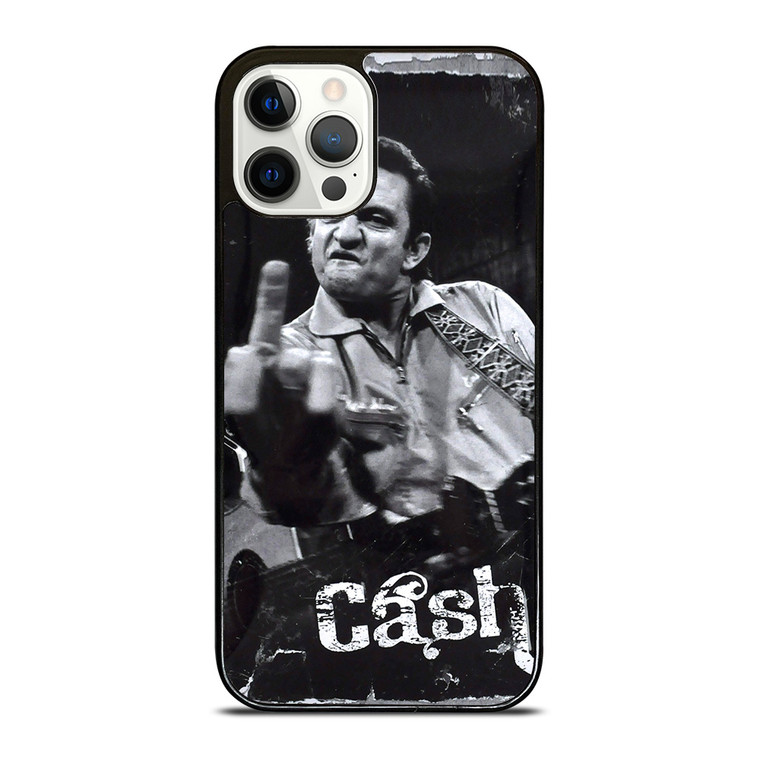 JOHNNY CASH MIDDLE FINGER iPhone 12 Pro Case Cover