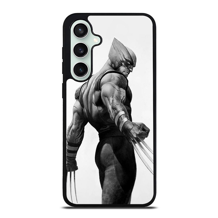 WOLVERINE X-MEN BLACK WHITE ART Samsung Galaxy S23 FE Case Cover