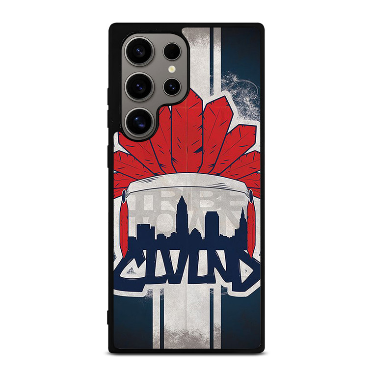 CLEVELAND INDIANS LOGO BASEBALL TEAM TRIBE TOWN Samsung Galaxy S24 Ultra Case Cover