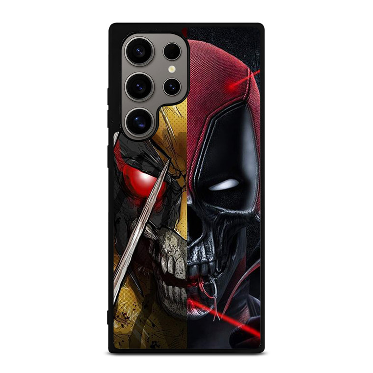 DEADPOOL X WOLVERINE SKULL ICON Samsung Galaxy S24 Ultra Case Cover