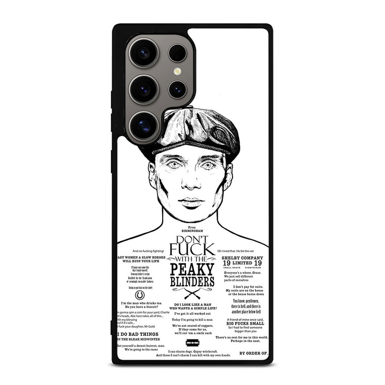 DONT FUCK WITH PEAKY BLINDERS Samsung Galaxy S24 Ultra Case Cover