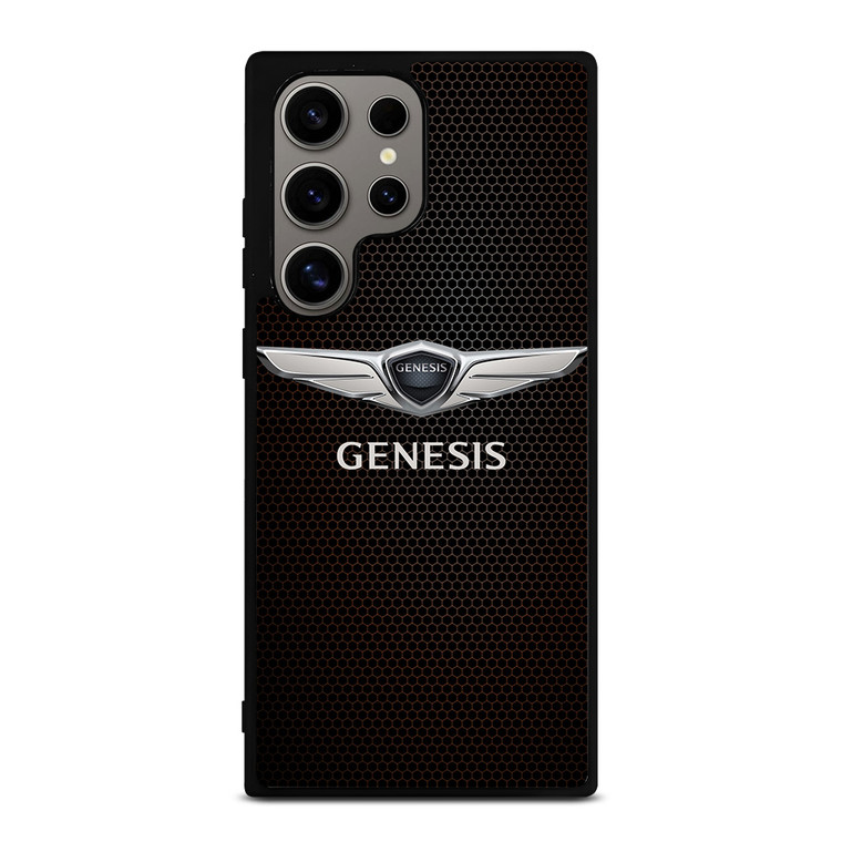 GENESIS CAR LOGO METAL PLATE Samsung Galaxy S24 Ultra Case Cover