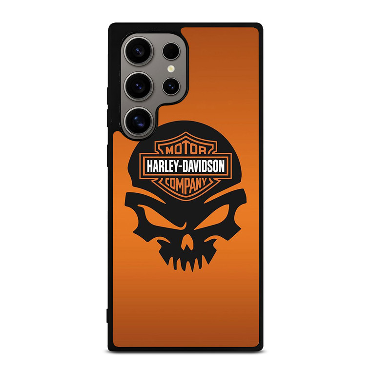 HARLEY DAVIDSON MOTORCYCLES COMPANY LOGO SKULL Samsung Galaxy S24 Ultra Case Cover