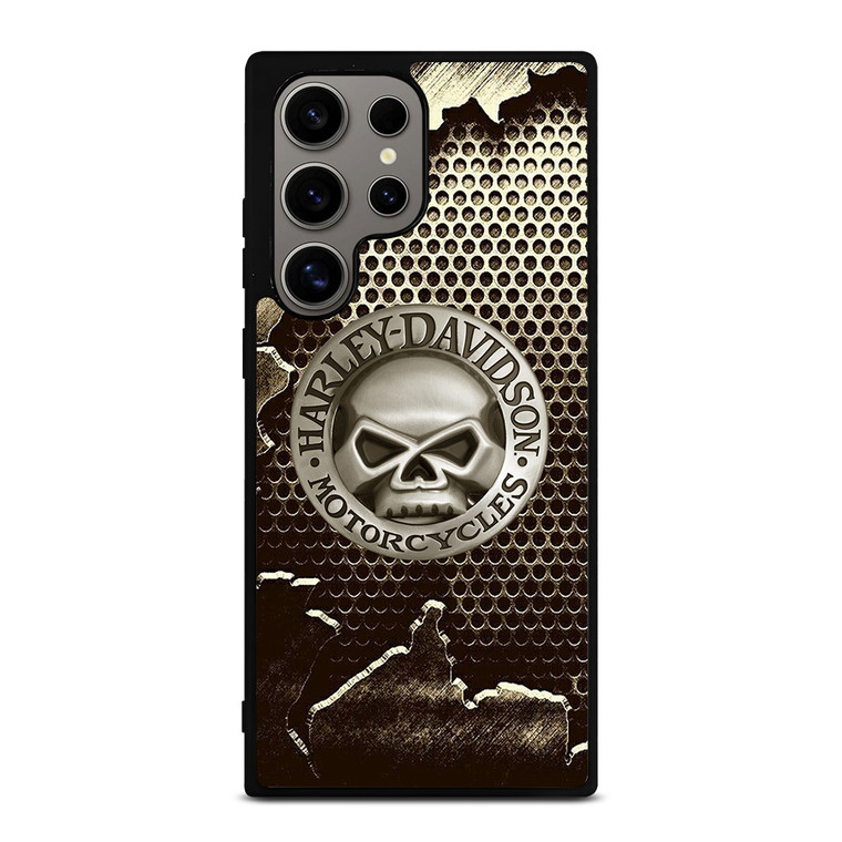 HARLEY DAVIDSON MOTORCYCLES METAL SKULL LOGO Samsung Galaxy S24 Ultra Case Cover