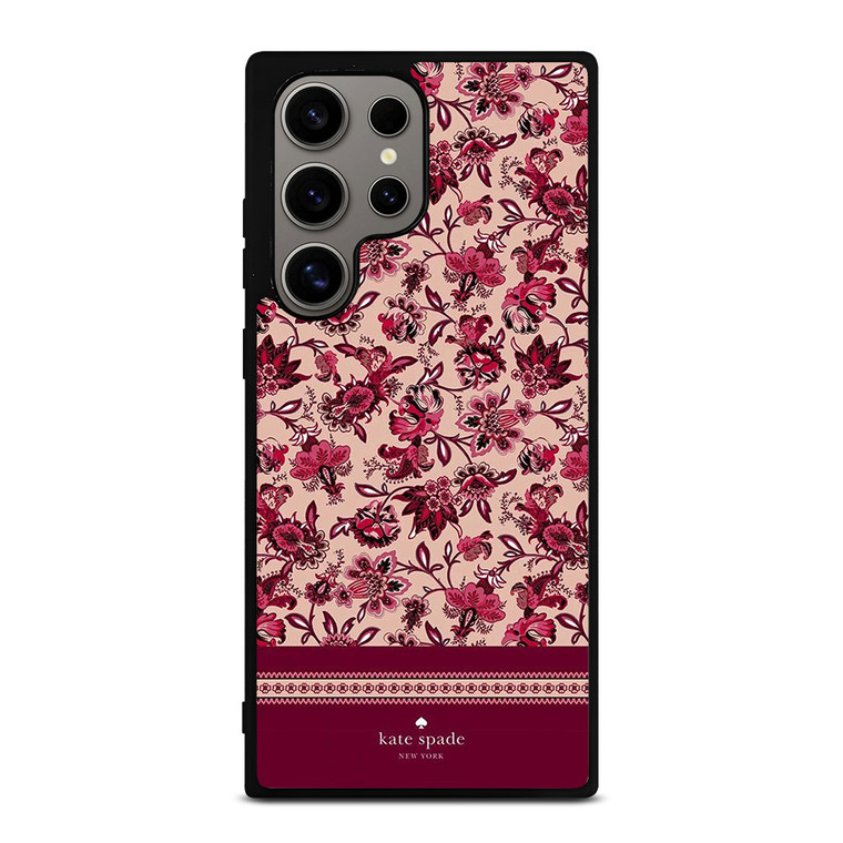 KATE SPADE NEW YORK RED FLORAL Samsung Galaxy S24 Ultra Case Cover